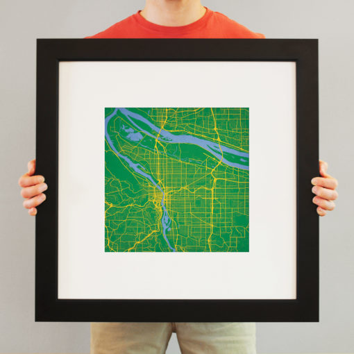 Portland, Oregon Map Art by City Prints - Image 4