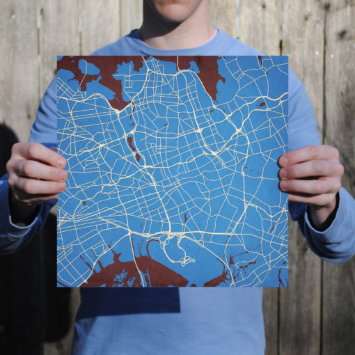 Queens, New York Map Art by City Prints - Image 3