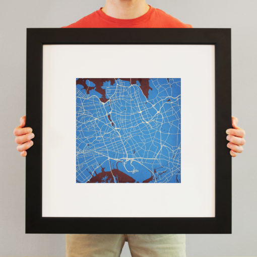 Queens, New York Map Art by City Prints - Image 4