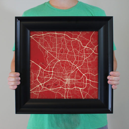Raleigh, North Carolina Map Art by City Prints - Image 5
