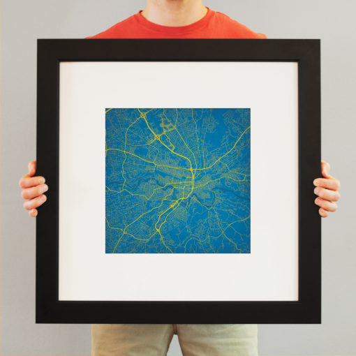 Roanoke, Virginia Map Art by City Prints - Image 4