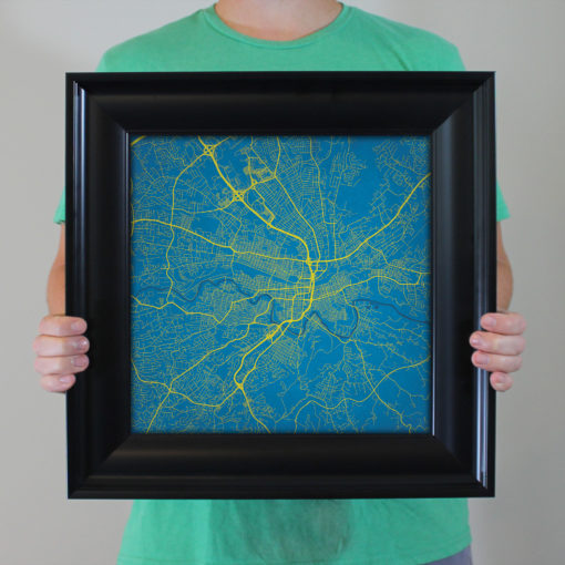 Roanoke, Virginia Map Art by City Prints - Image 5