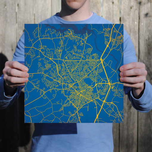 Rock Hill, South Carolina Map Art by City Prints - Image 3