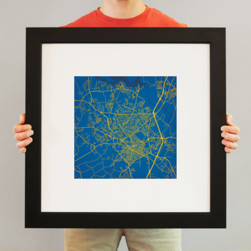 Rock Hill, South Carolina Map Art by City Prints - Image 4