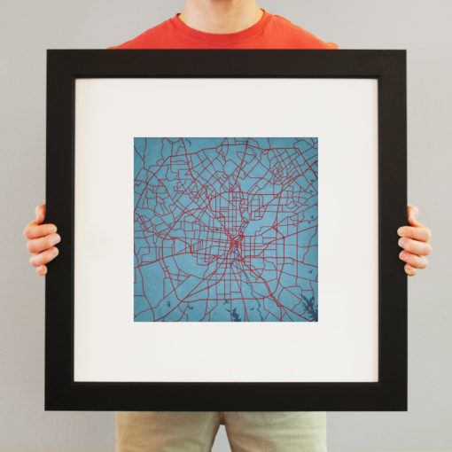 San Antonio, Texas Map Art by City Prints - Image 4