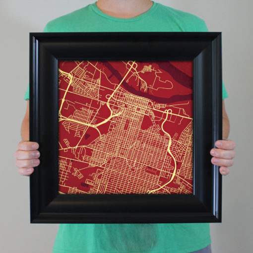 Savannah, Georgia Map Art by City Prints - Image 5