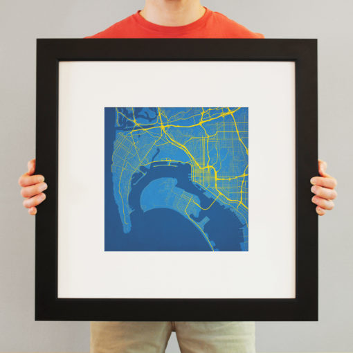 San Diego, California Map Art by City Prints - Image 4