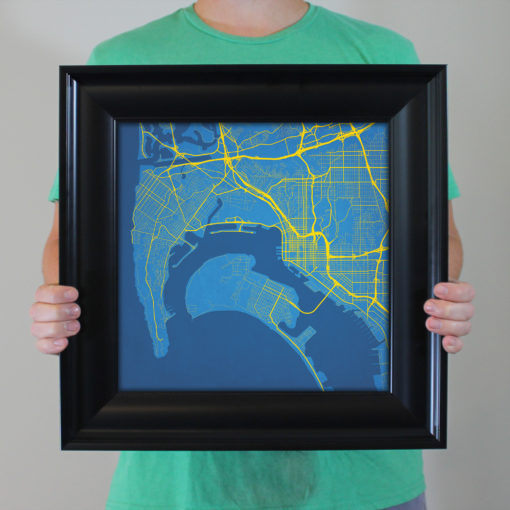 San Diego, California Map Art by City Prints - Image 5