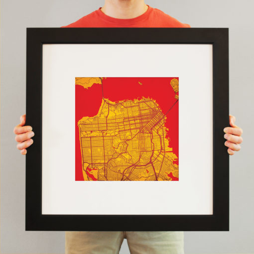 San Francisco, California Map Art by City Prints - Image 4