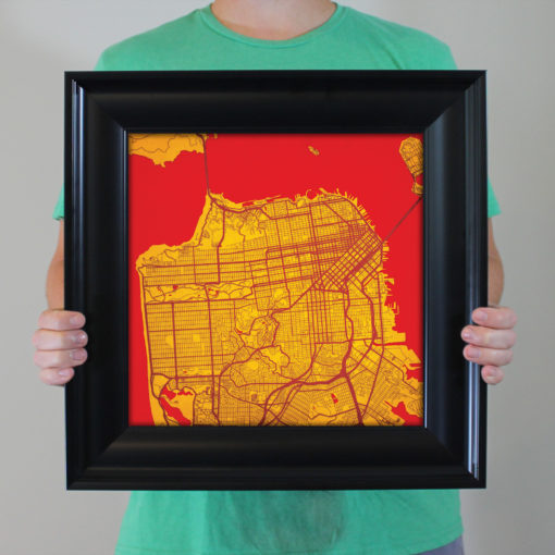 San Francisco, California Map Art by City Prints - Image 5