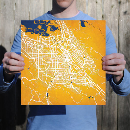 San Jose, California Map Art by City Prints - Image 3