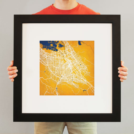 San Jose, California Map Art by City Prints - Image 4