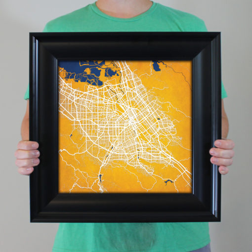San Jose, California Map Art by City Prints - Image 5