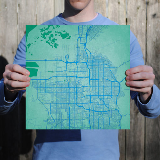Salt Lake City, Utah Map Art by City Prints - Image 3