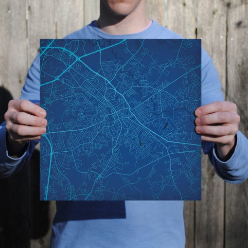 Spartanburg, South Carolina Map Art by City Prints - Image 3