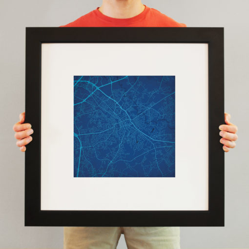 Spartanburg, South Carolina Map Art by City Prints - Image 4