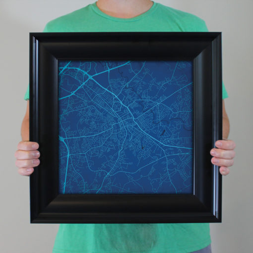 Spartanburg, South Carolina Map Art by City Prints - Image 5