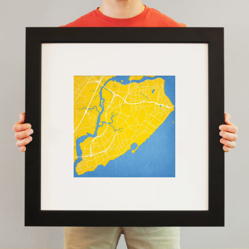 Staten Island, New York Map Art by City Prints - Image 4