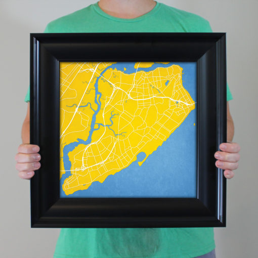 Staten Island, New York Map Art by City Prints - Image 5