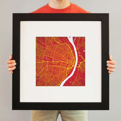 St. Louis, Missouri Map Art by City Prints - Image 3