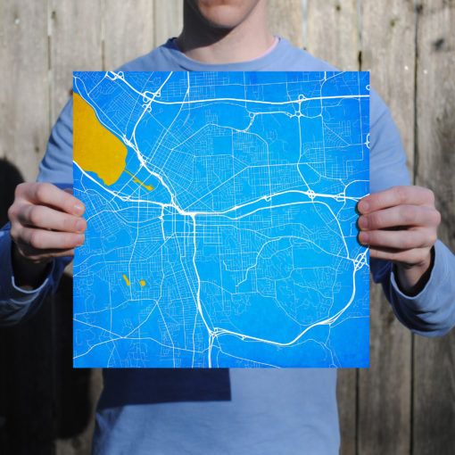 Syracuse, New York Map Art by City Prints - Image 3