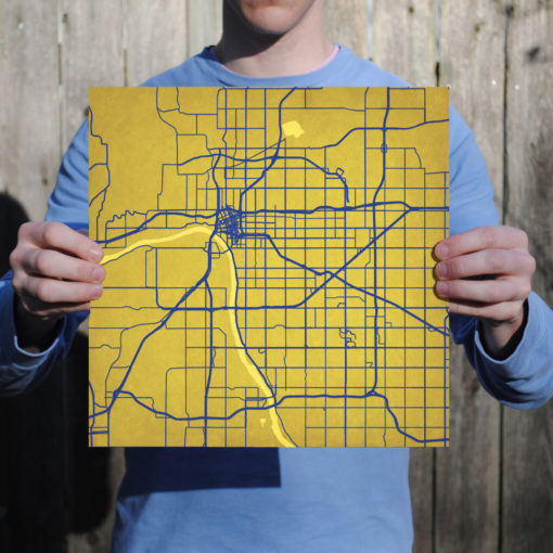 Tulsa, Oklahoma Map Art by City Prints - Image 3