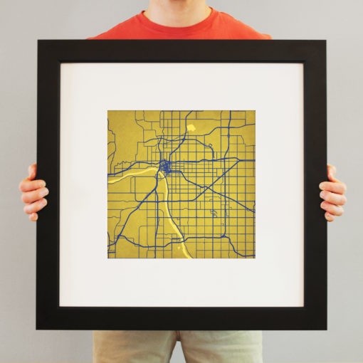Tulsa, Oklahoma Map Art by City Prints - Image 4