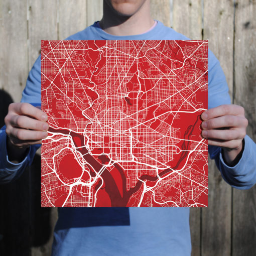 Washington, D.C. Map Art by City Prints - Image 3