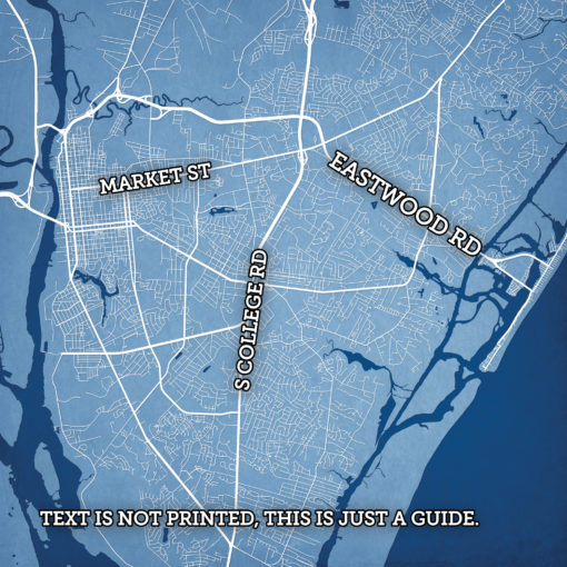 Wilmington, North Carolina Map Art by City Prints - Image 2