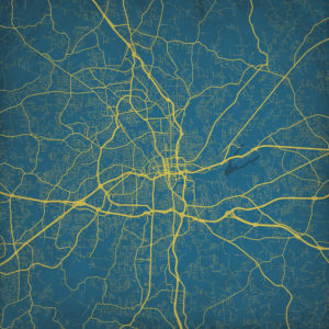 Winston-Salem, North Carolina by City Prints