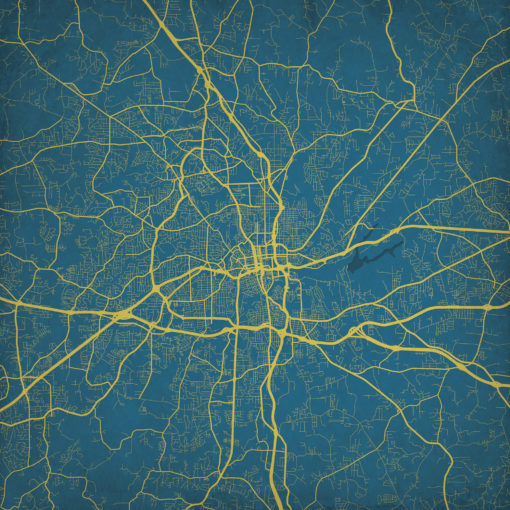 Winston-Salem, North Carolina by City Prints