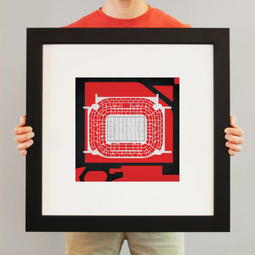 San Siro Stadium Map Art by City Prints - Image 3