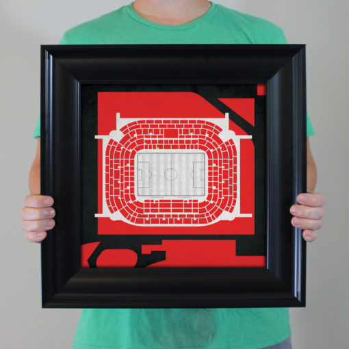 San Siro Stadium Map Art by City Prints - Image 4