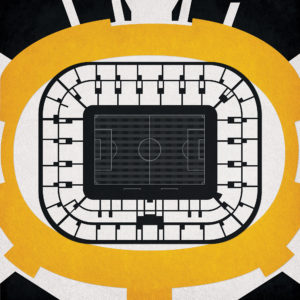 Juventus Stadium Map Art by City Prints