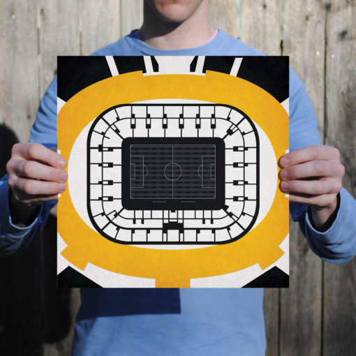 Juventus Stadium Map Art by City Prints - Image 2