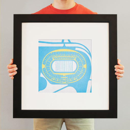 Stadio Olimpico Map Art by City Prints - Image 3