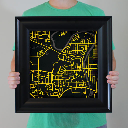 University of Iowa Campus Map Art by City Prints - Image 5
