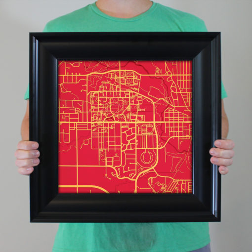Iowa State University Campus Map Art by City Prints - Image 5