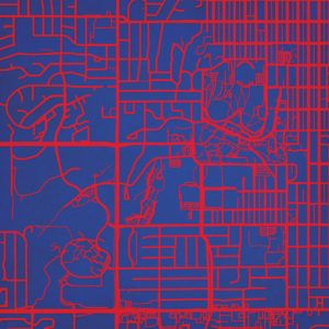University of Kansas Campus Map Art by City Prints