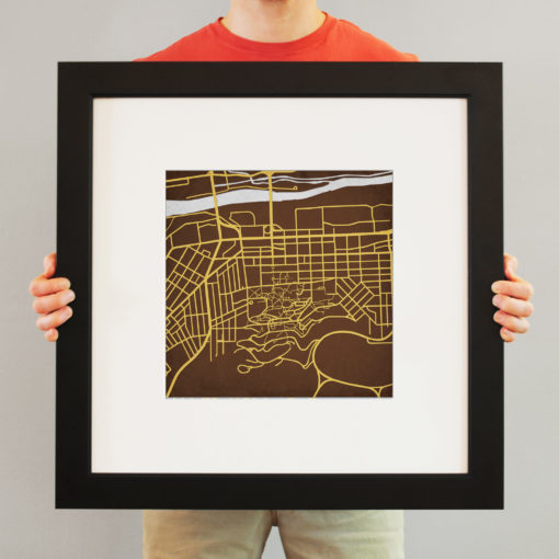 Lehigh University Campus Map Art by City Prints - Image 4