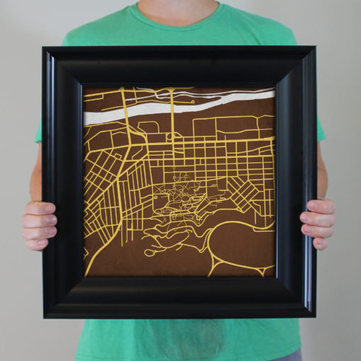Lehigh University Campus Map Art by City Prints - Image 5