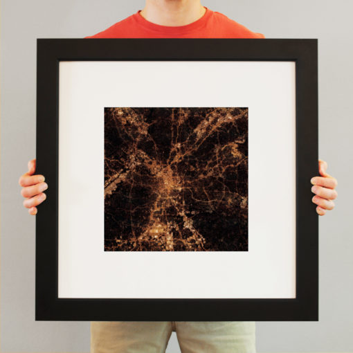 Atlanta, Georgia at Night by City Prints - Image 3