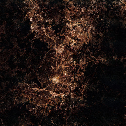 Austin, Texas at Night by City Prints