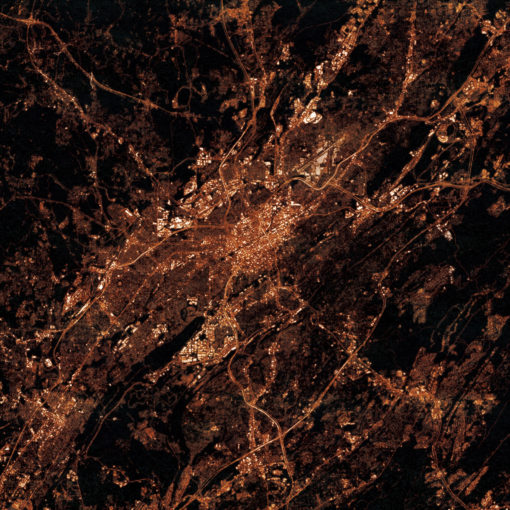 Birmingham, Alabama at Night by City Prints