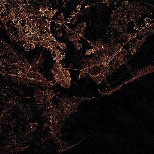 Charleston, South Carolina At Night by City Prints