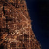 Chicago, Illinois at Night by City Prints