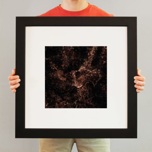 Cincinnati, Ohio at Night by City Prints - Image 3
