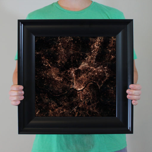 Cincinnati, Ohio at Night by City Prints - Image 4