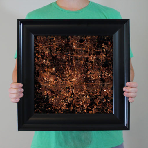 Columbus, Ohio at Night by City Prints - Image 4