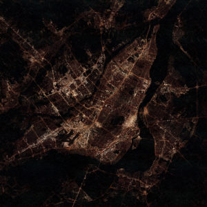 Montreal, Canada at Night by City Prints